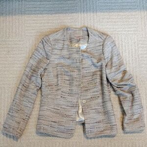The Limited Gray Blazer Knit Jacket
